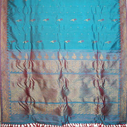 Click Here For Bigger Zoom - Gadwal  Pattu Saree - Ananda  colour GPS-8